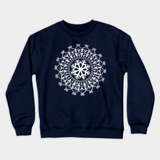 Snowflake mandala Crewneck Sweatshirt